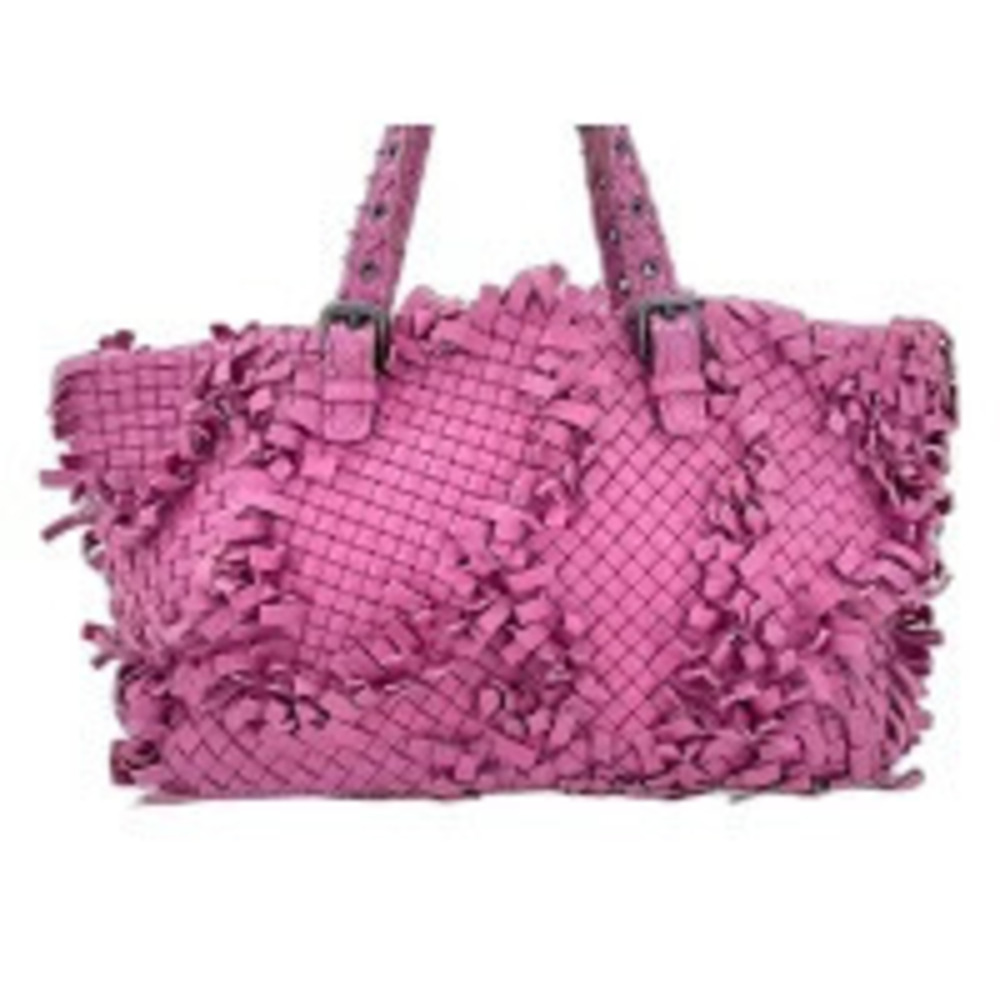 Bottega Veneta Tote Bag Leather Purple